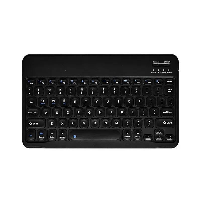 round Cap Bluetooth KeyboardipadPortable Rechargeable Wireless Keyboard for Mobile Phone Tablet Notebook