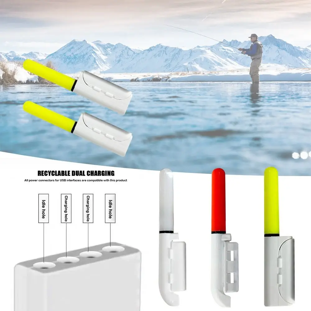 New Style Removable Fishing Rod Lighting Stick Waterproof Float Tackle LED Night Tackle Electronic Pole Lamp Night Fishing