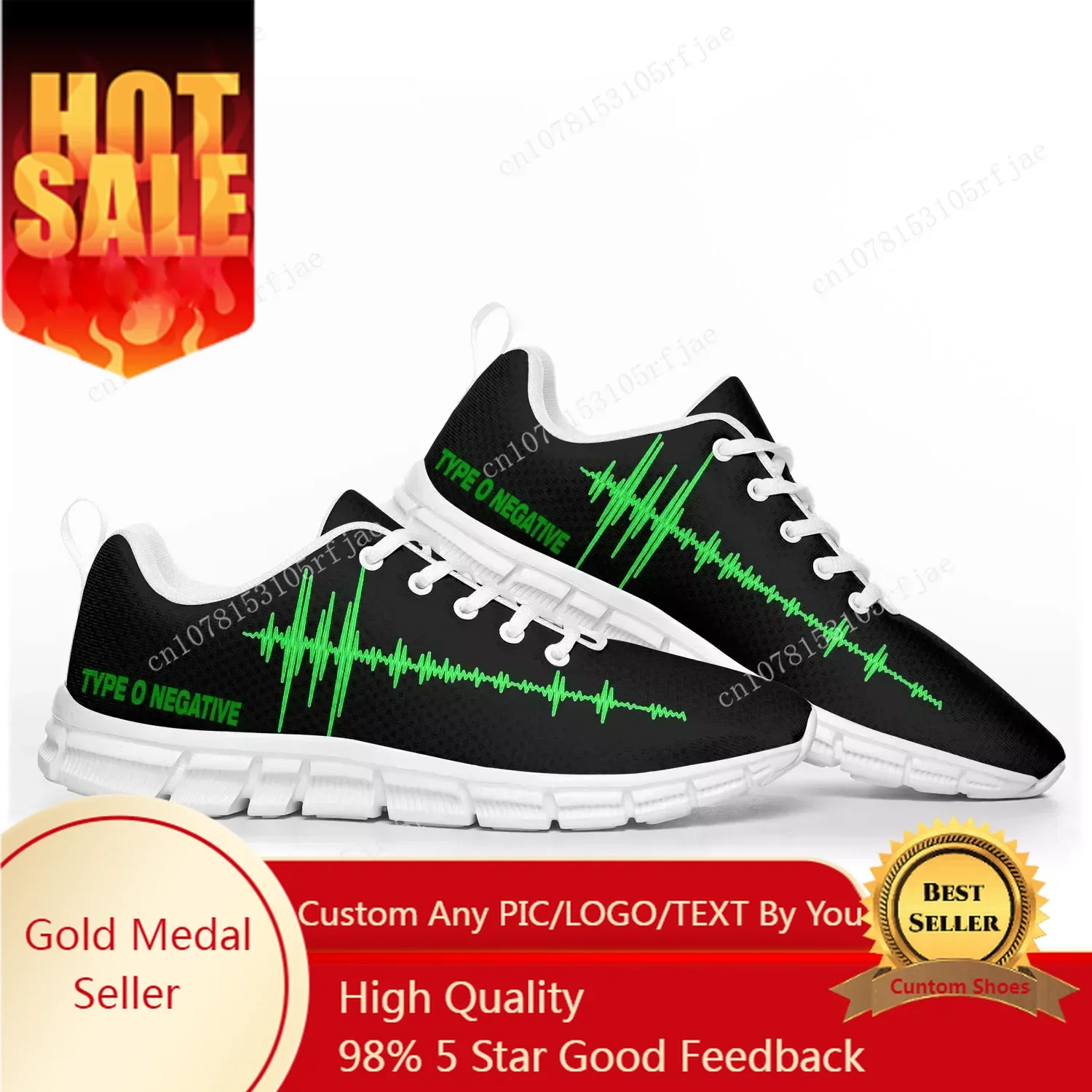 

Type O Negative Metal Rock Band Sports Shoes Mens Womens Teenager Sneakers Custom Couple Shoes White