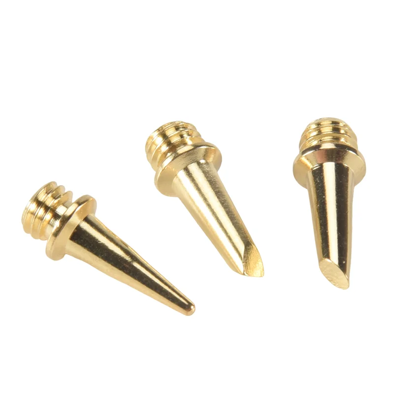 Y51A-6Pcs استبدال النحاس نصائح فوهة عدة ل Hs-1115K / Mt-100 هوائي لهب غاز البيوتان سبيكة لحام أداة لحام لاسلكية