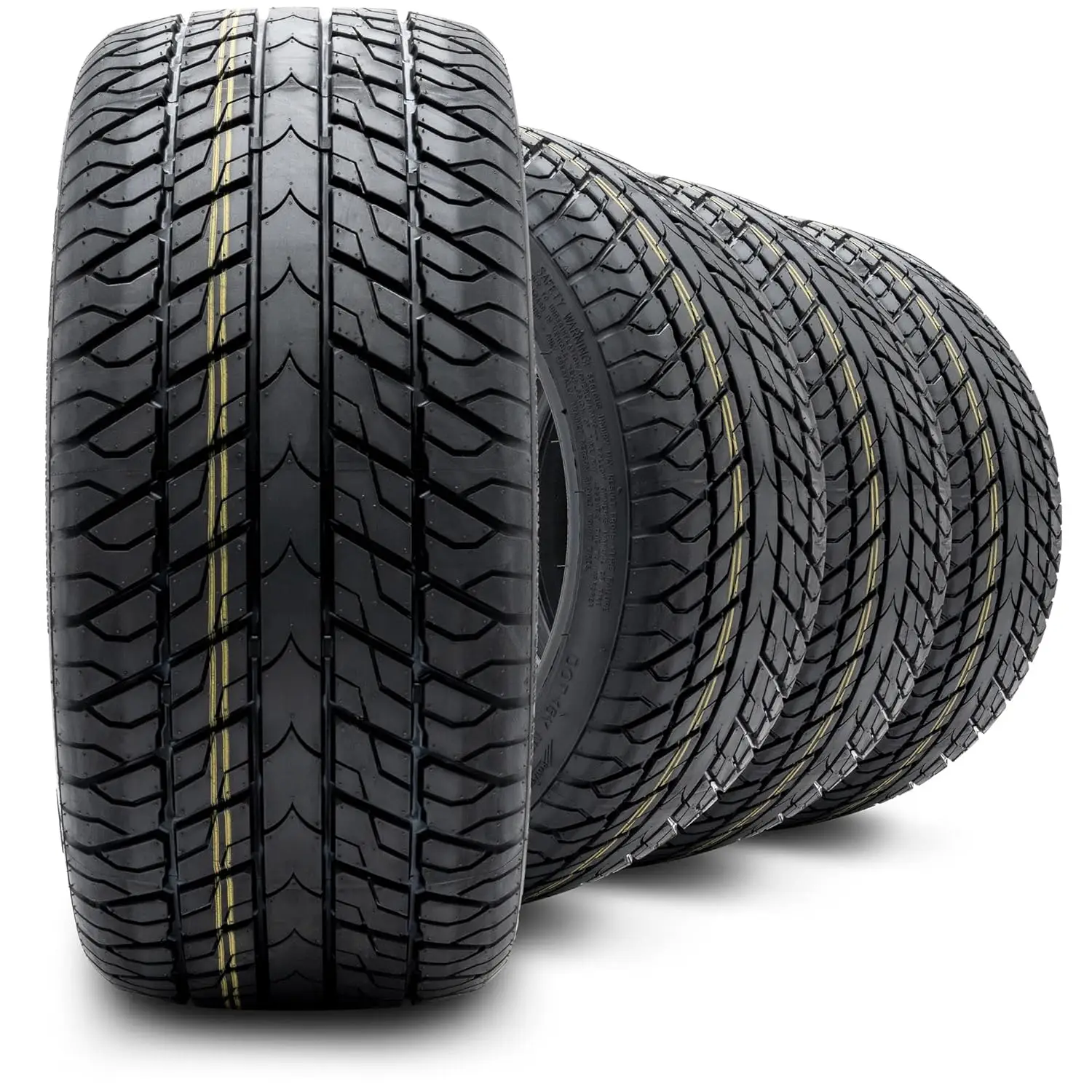 

215/35-R14 DOT Golf Cart Tire Steel Belted Radial (4-Ply) - Set of Four, Customized