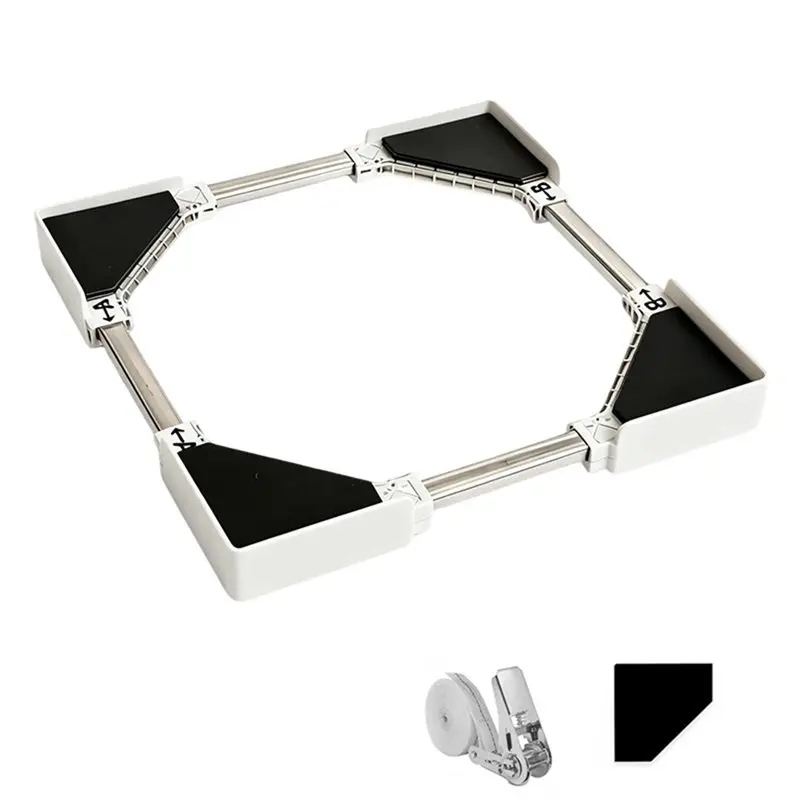 IALJ-Washer And Dryer Stacking Stand Adjustable Positioning- Non-Slip Design, Ideal For Saving Space In The Laundry Room