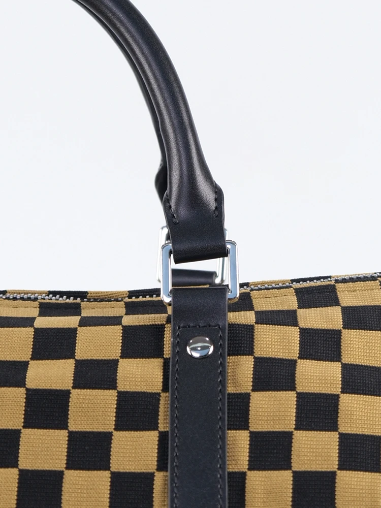 2024 net celebrity checkerboard travel bag