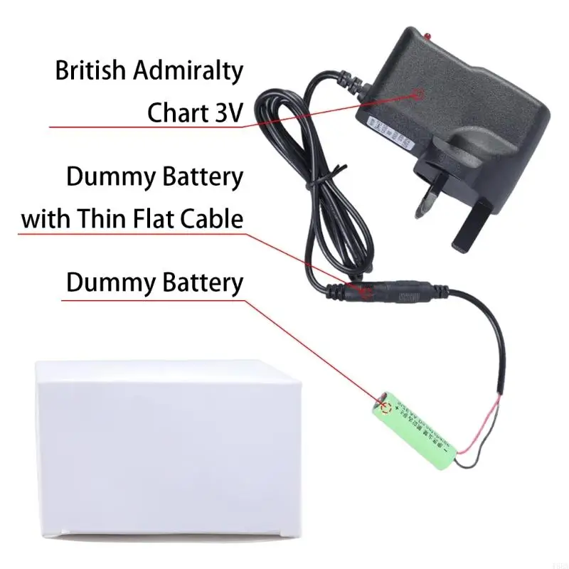 T5EA 3V AA LR6 Loại bỏ pin Thay thế 2PCS 1.5V AA LR6 Pin 100-240V Bộ điều hợp nguồn điện cho bộ điều chỉnh nhiệt LED LED