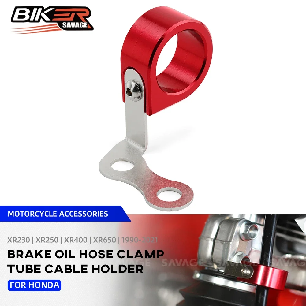 

Front Brake Hose Guide Speedometer Cable Clamp For HONDA XR 250 L 230 400 600 650 R Motorcycle Parts Oil Line Holder Clamping