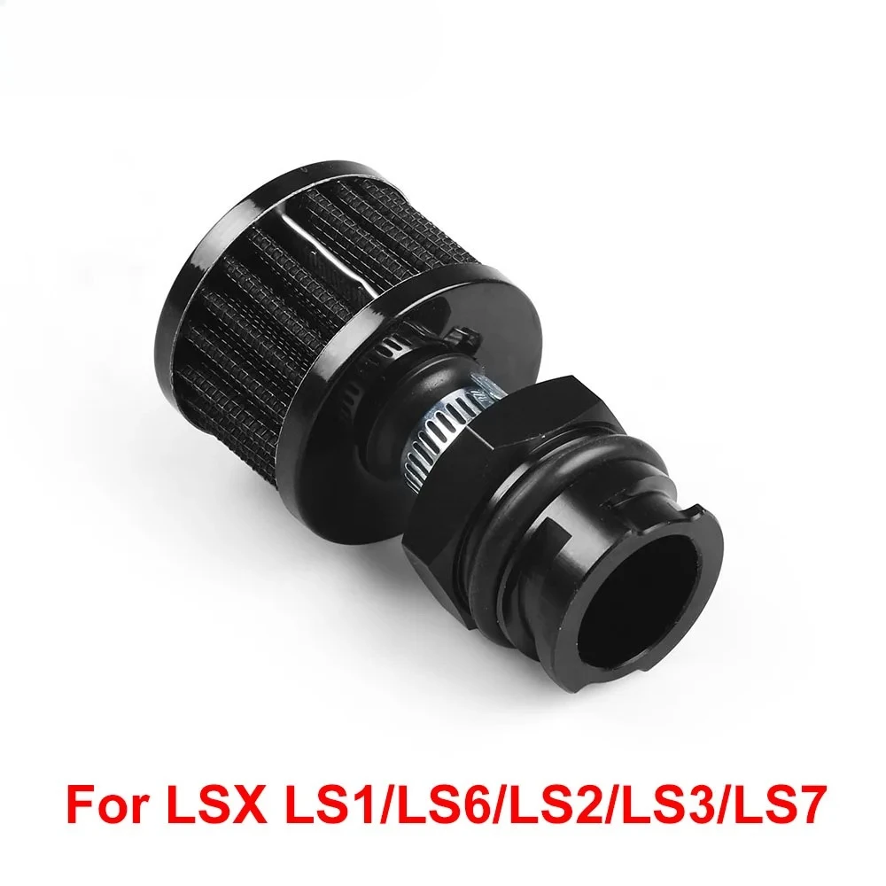 Raccordo di sfiato del tappo dell'olio del coperchio della valvola billet con filtro per LSX LS1 LS6 LS2 LS3 LS7