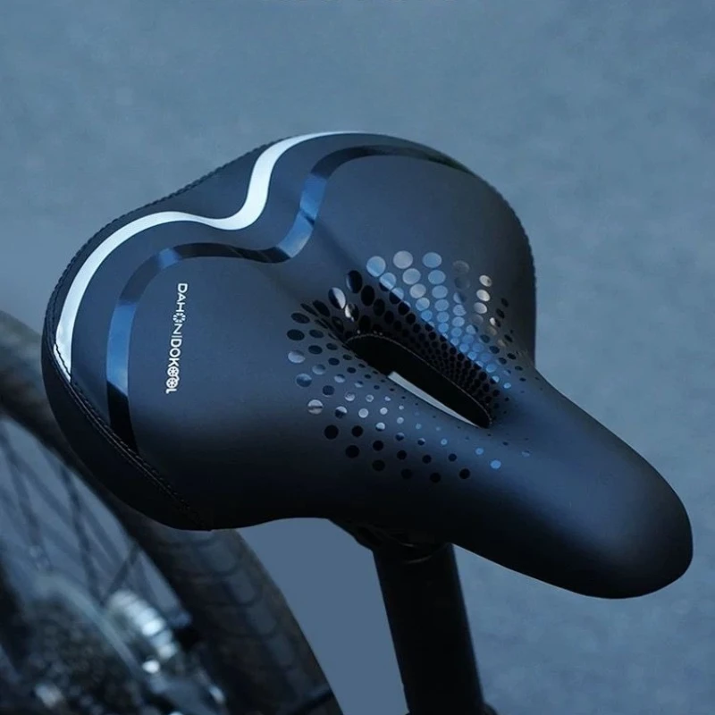 For Dahon Comfortable Bicycle Seat Waterproof Breathable Thickened Soft Shock Absorption Bicycle Saddle Cycling Bike Parts