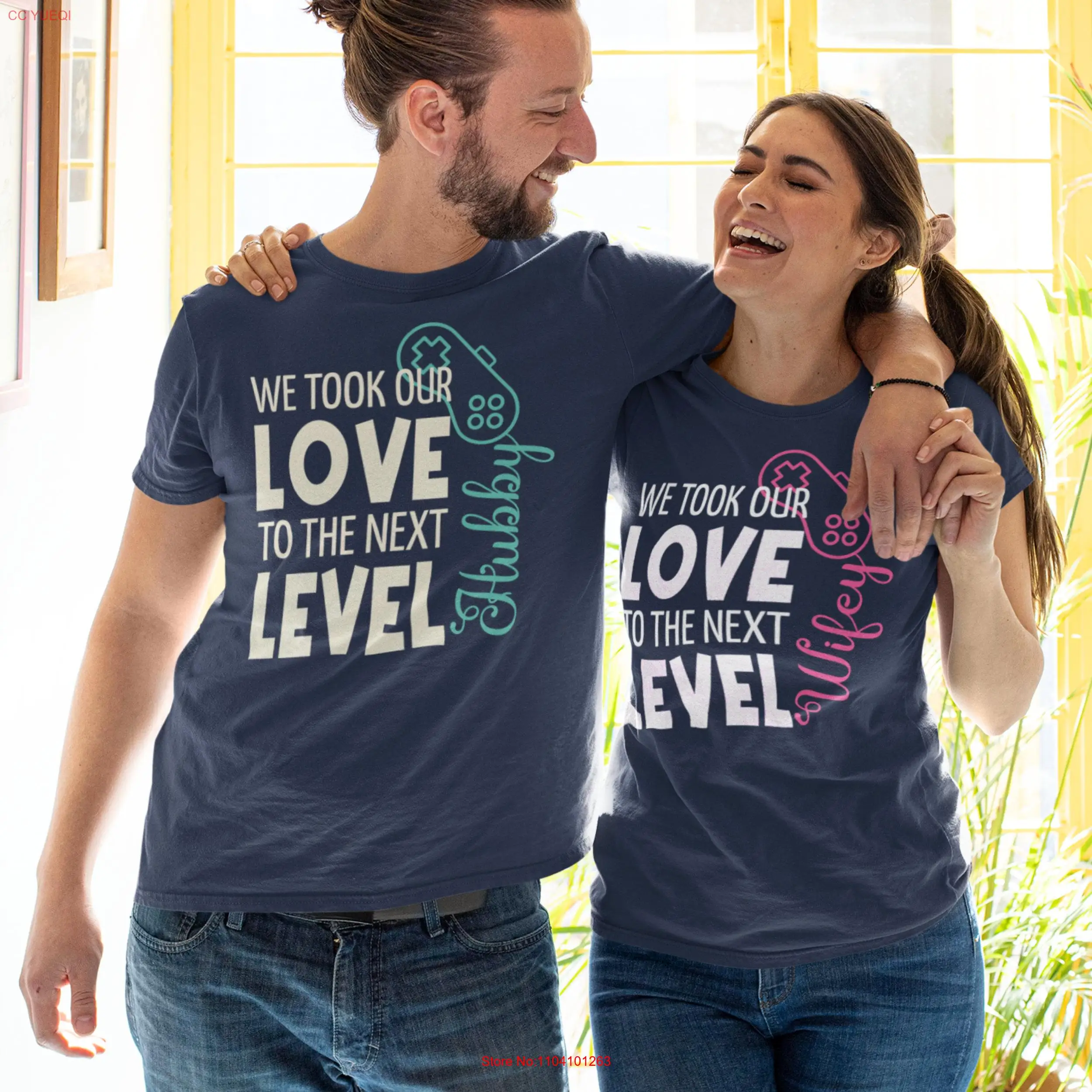 Gamer matching honeymoon shirt for couple wifey hubby shirts mr and mrs husband wife funny bride groom