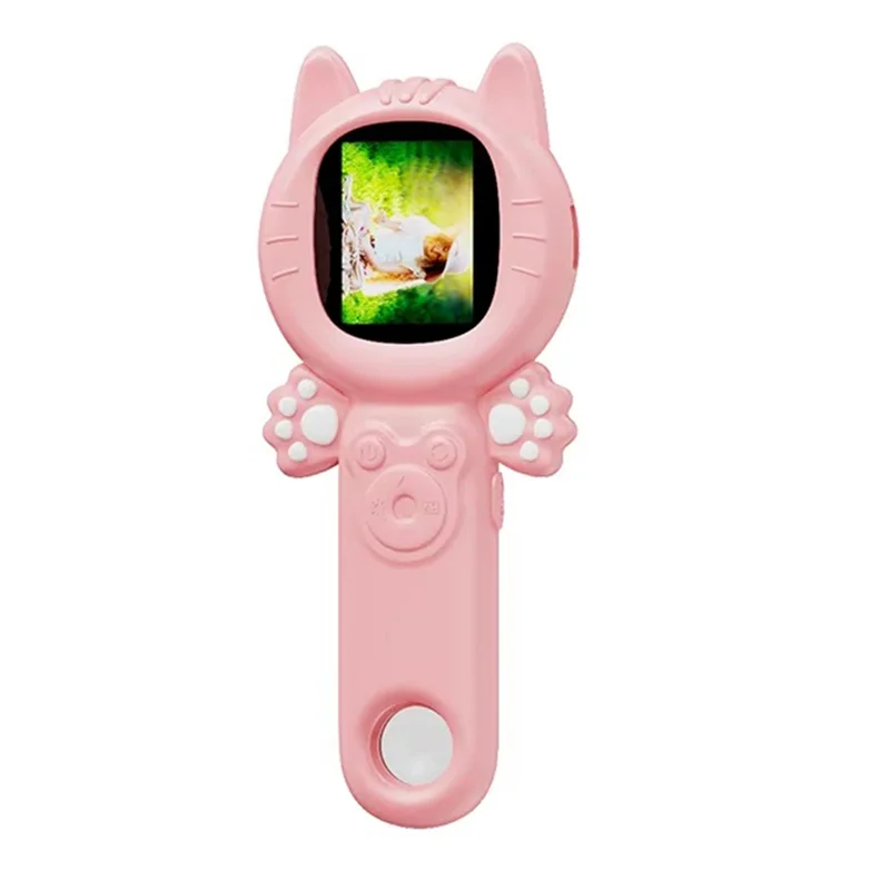 

Children Microscope Camera 500X Handheld Microscope 2 MP Camera With 8 Leds Pink