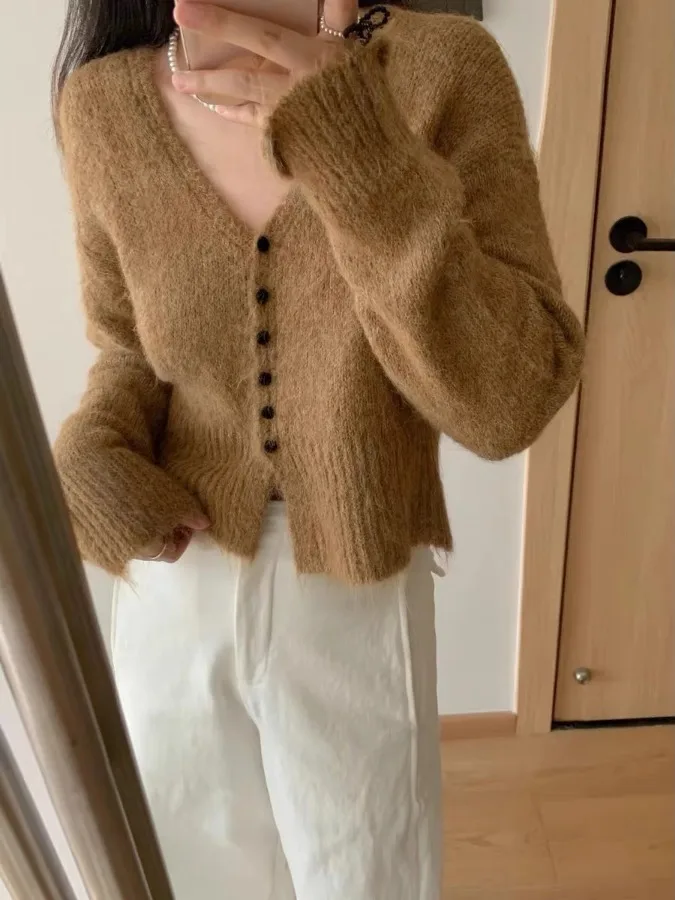 Losse ort gebreide vest dames zachte trui Jaet Trendy herfst winter nieuwe Sle Koreaanse versie afslankende Sle