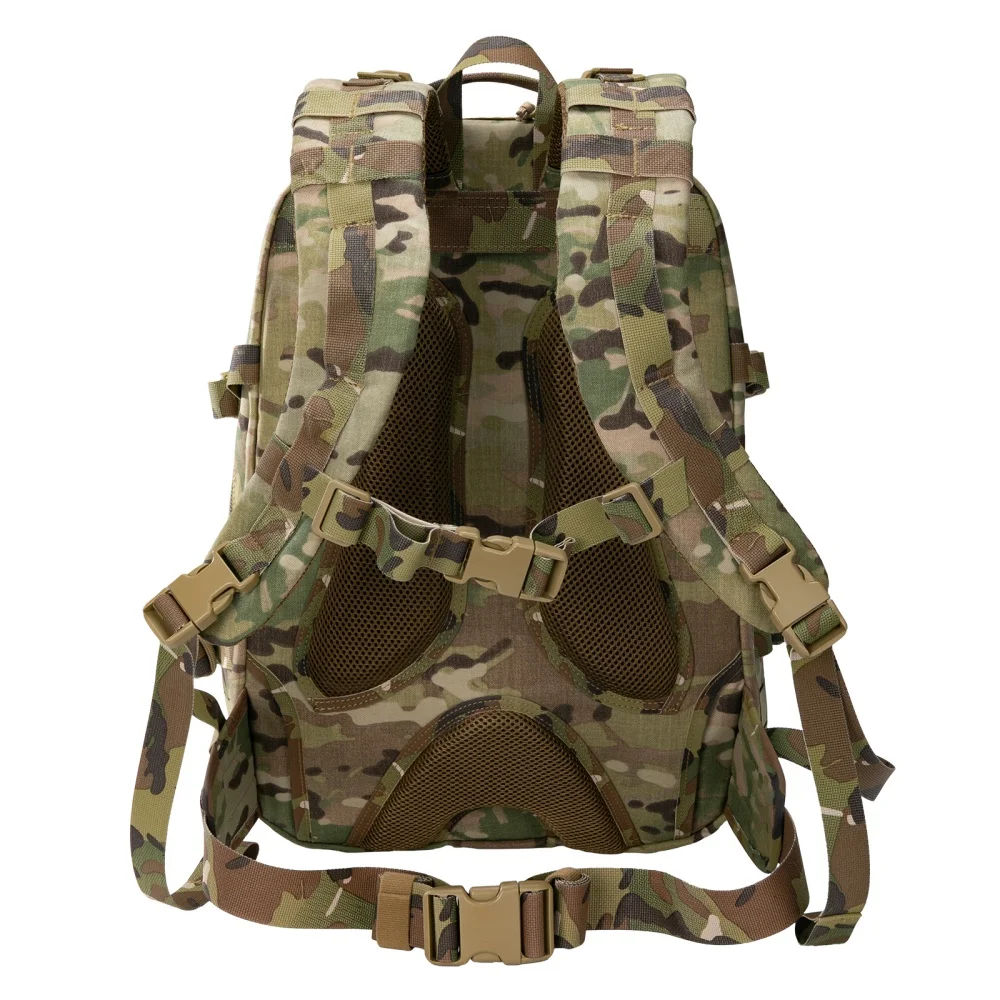Taktischer Rucksack 44L MOLLE Outdoor EDC Wanderrucksack Camping Reisetasche Herren Jagdtaschen mit Hüftstütze – Detail 29