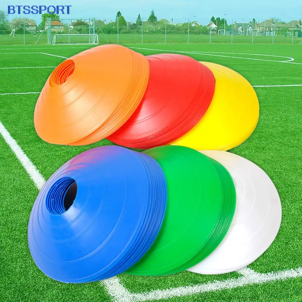 

10Pcs 19cm Cone Set Football Training Equipment For Kid Pro Disc Cones Agility Exercise Obstacles Avoiding Sport Accessories