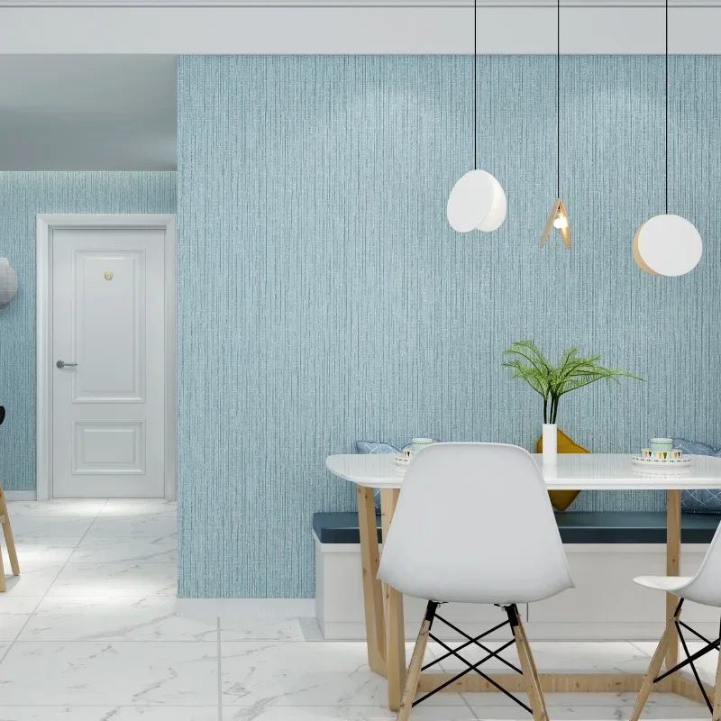 Simple Modern 3D Three-dimensional Fine Stripe Non-woven Wallpaper Bedroom Living Room Hotel Room Corridor Wallpaper