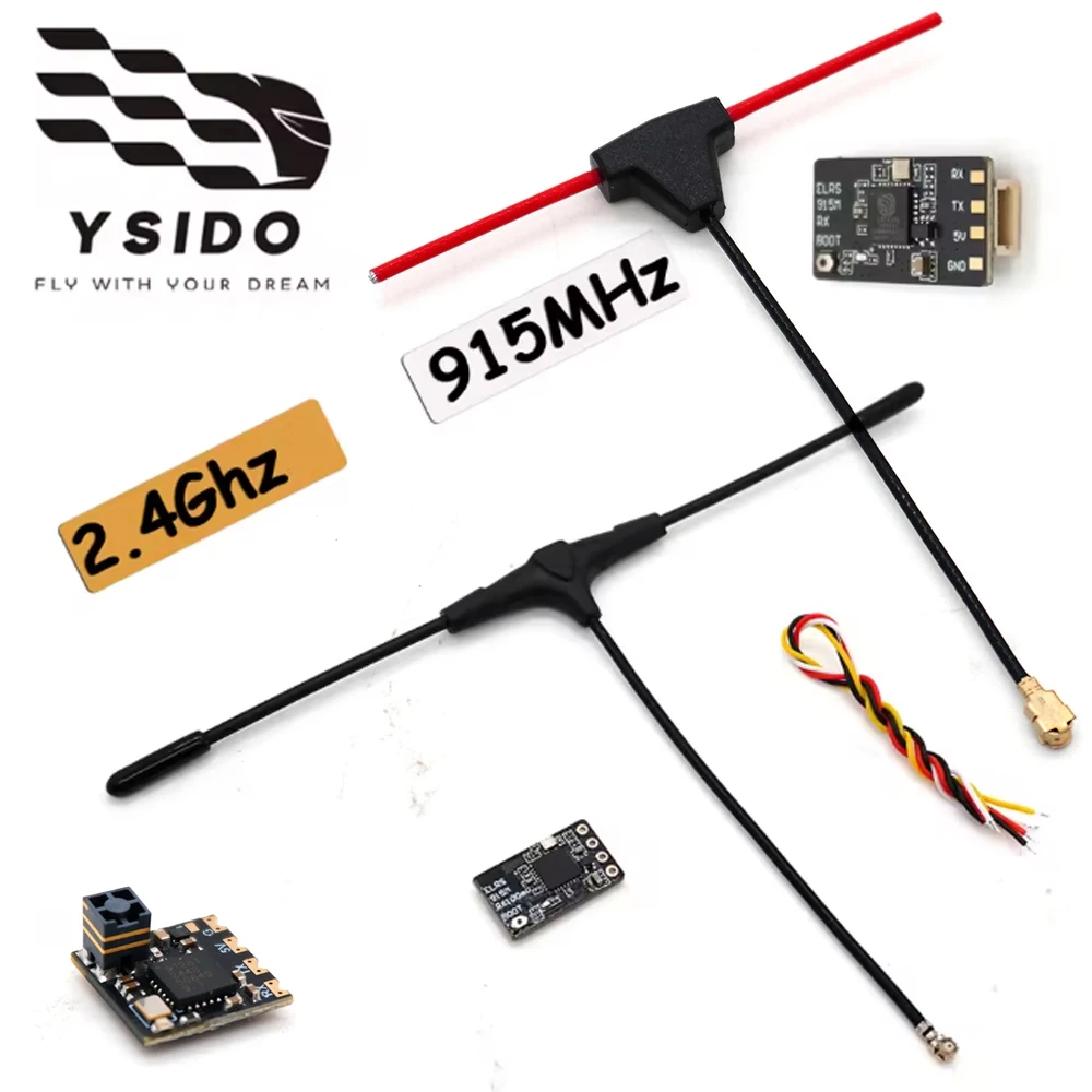 

10 шт. ELRS 2,4 ГГц 915 МГц приемник Mini ExpressLRS RX Nano 2400RX EP1 EP2 CYCLONE CRSF Betaflight дальнего действия для RC FPV Drone