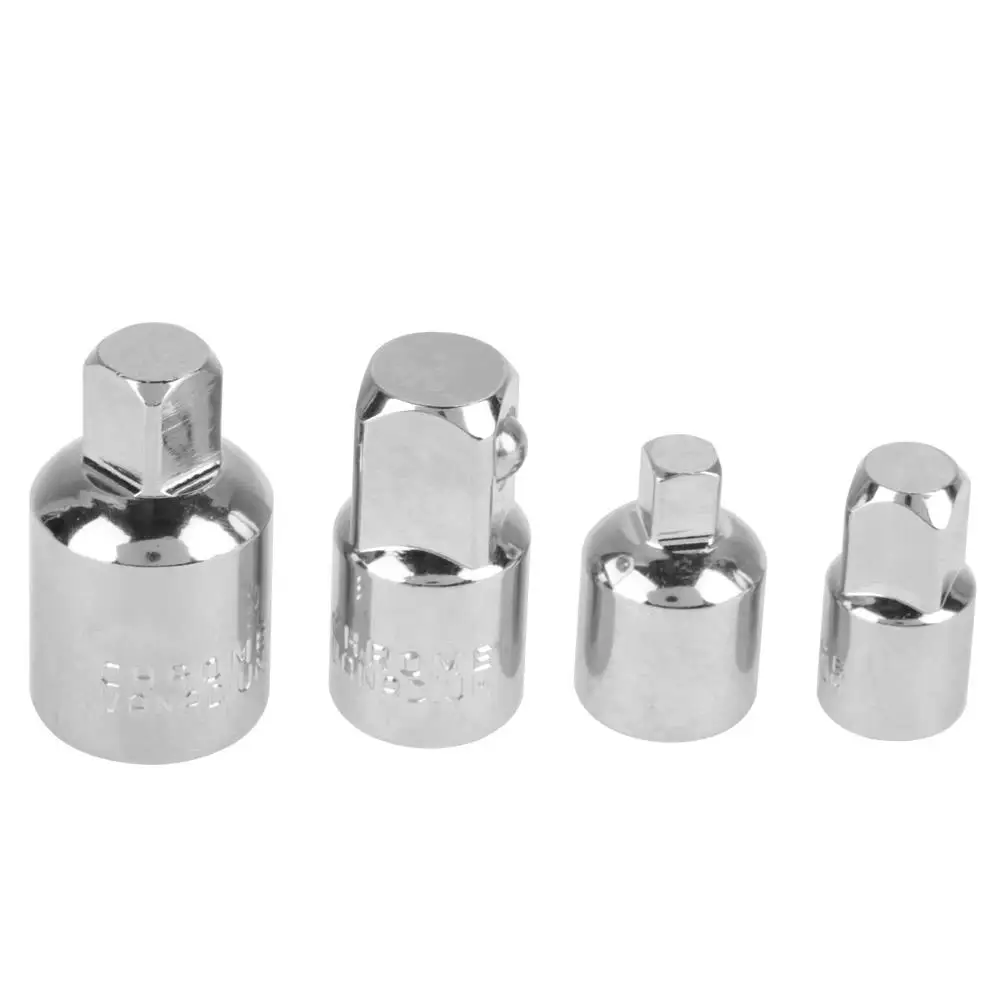 4Pcs Drive Socket Reducers 1/4 3/8 1/2 Adapter Converter Wrench Tool Set Hand Tools Repair Accessories