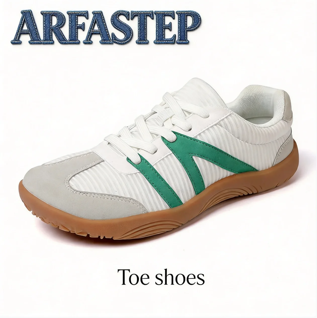ARFASTEP Zapatos con punta ancha para hombre, zapatos informales con suela suave, zapatillas para caminar, zapatos cómodos de malla transpirable para caminar descalzo