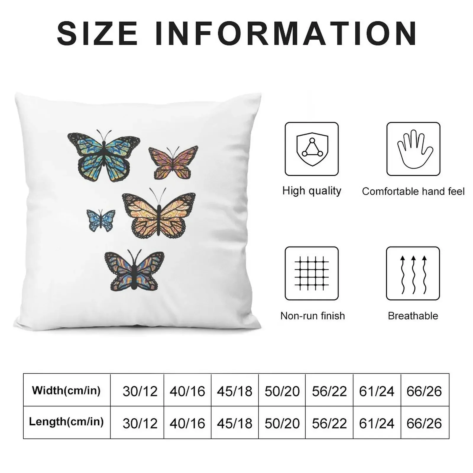 Butterfly Sticker Set 1 + Tote Bag + Mask Throw Pillow christmas pillowcases Sofa Cushion Pillows Aesthetic Cushion Cover pillow