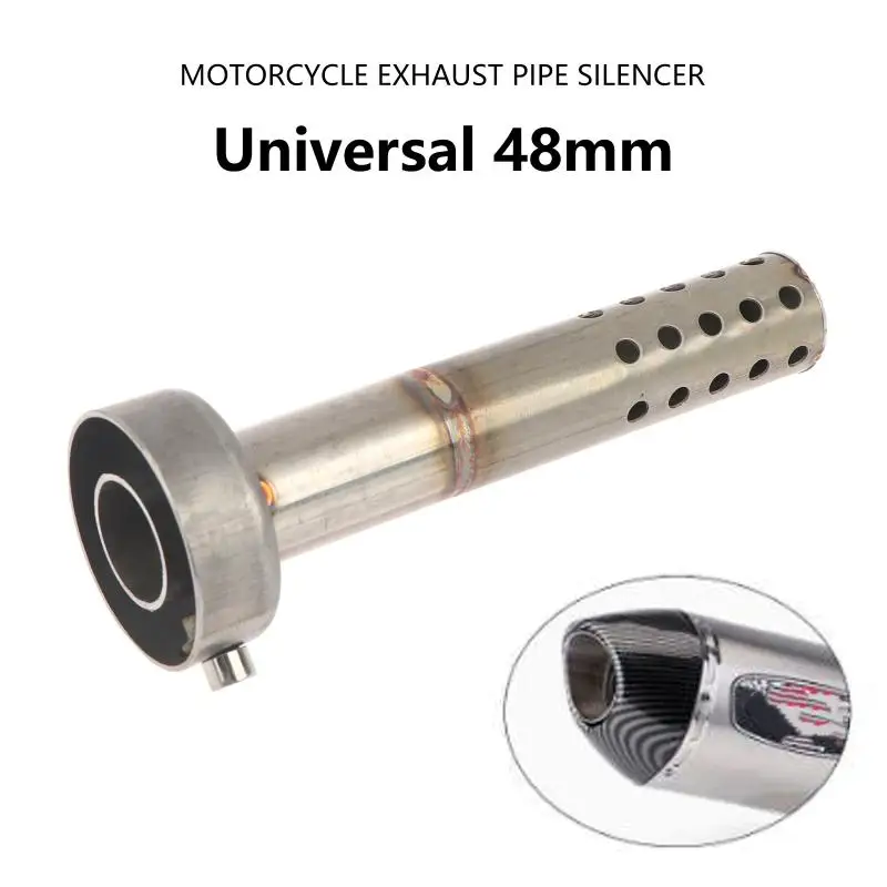 48mm Yoshimura R77 Exhaust Pipe Catalyst Plug Rust-proof  Escape Muffler Fit for Most Motorcycles Modification