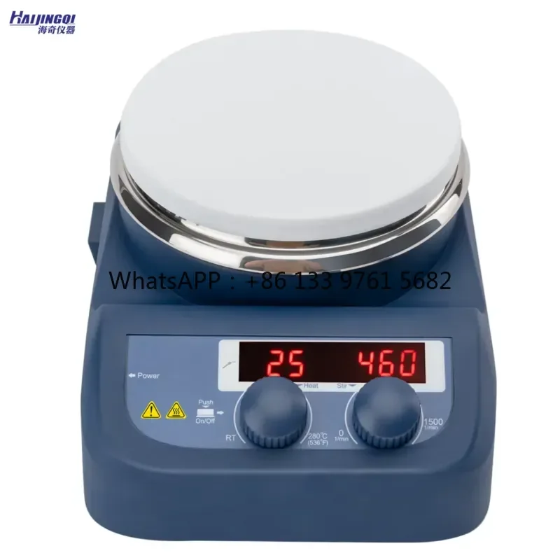 WSQ Digital Magnetic Stirrer Heating Function High Efficiency Heating Plate Uniform Mixing OEM Customizable 5L Capacity for 2