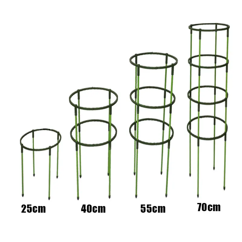 

4PCS/set Garden Plant Support Cage Flower Plant Stand Holder Easy To Install Household Gardening Bonsai Tool House Orchard