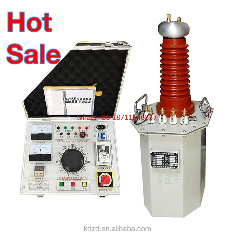 Withstand Voltage Test Power Frequency High Voltage Transformer Experimental Device AC DC Hipot Tester