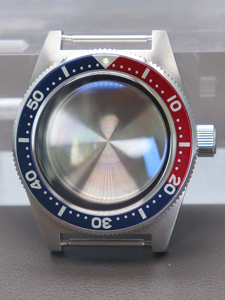 

Diving 40mm NH35 Watch Case AR Domed Sapphire Crystal Waterproof For NH35 NH36 NH38 4R Movement Modified 62MAS Watch Accessories