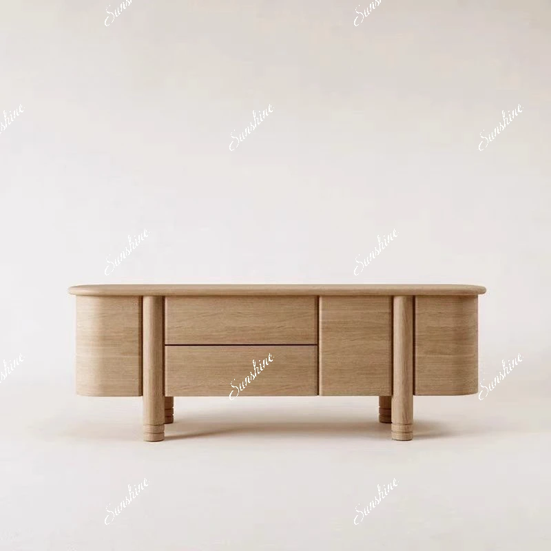 

Medieval style entryway cabinet Nordic dining side storage cabinet model room cabinet