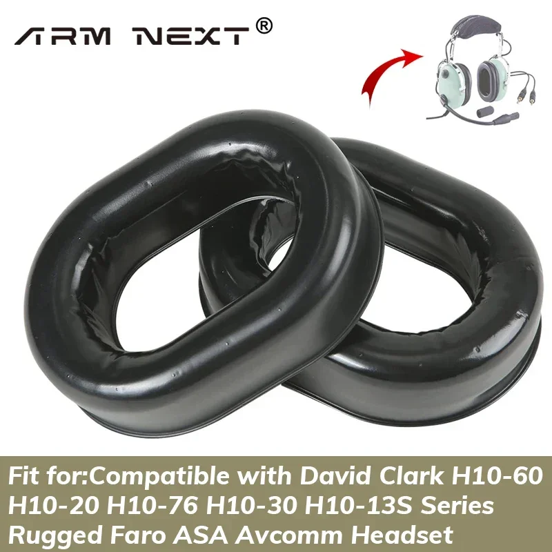 

Replacement Gel Ear Cushion Pads Earpad Compatible with David Clark H10-60 H10-20 H10-13.4 H10-76 H10-30 H10-13S Series Headset