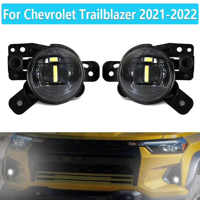 

LED Front Bumper Fog Light For Chevrolet Trailblazer 2021 2022 Driving Lamp Headlight Foglight Car Accessories 42737708 42737706