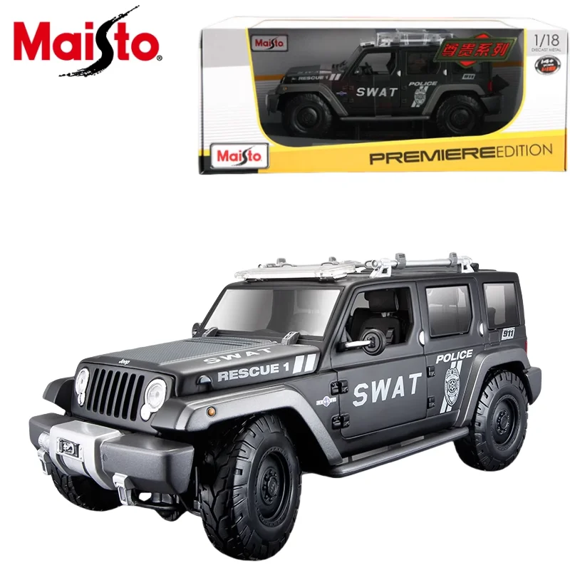 1:18 jeep Wrangler Jeep off-road vehicle alloy die-cast miniature simulation model,adult static display,boy toys,children's gift