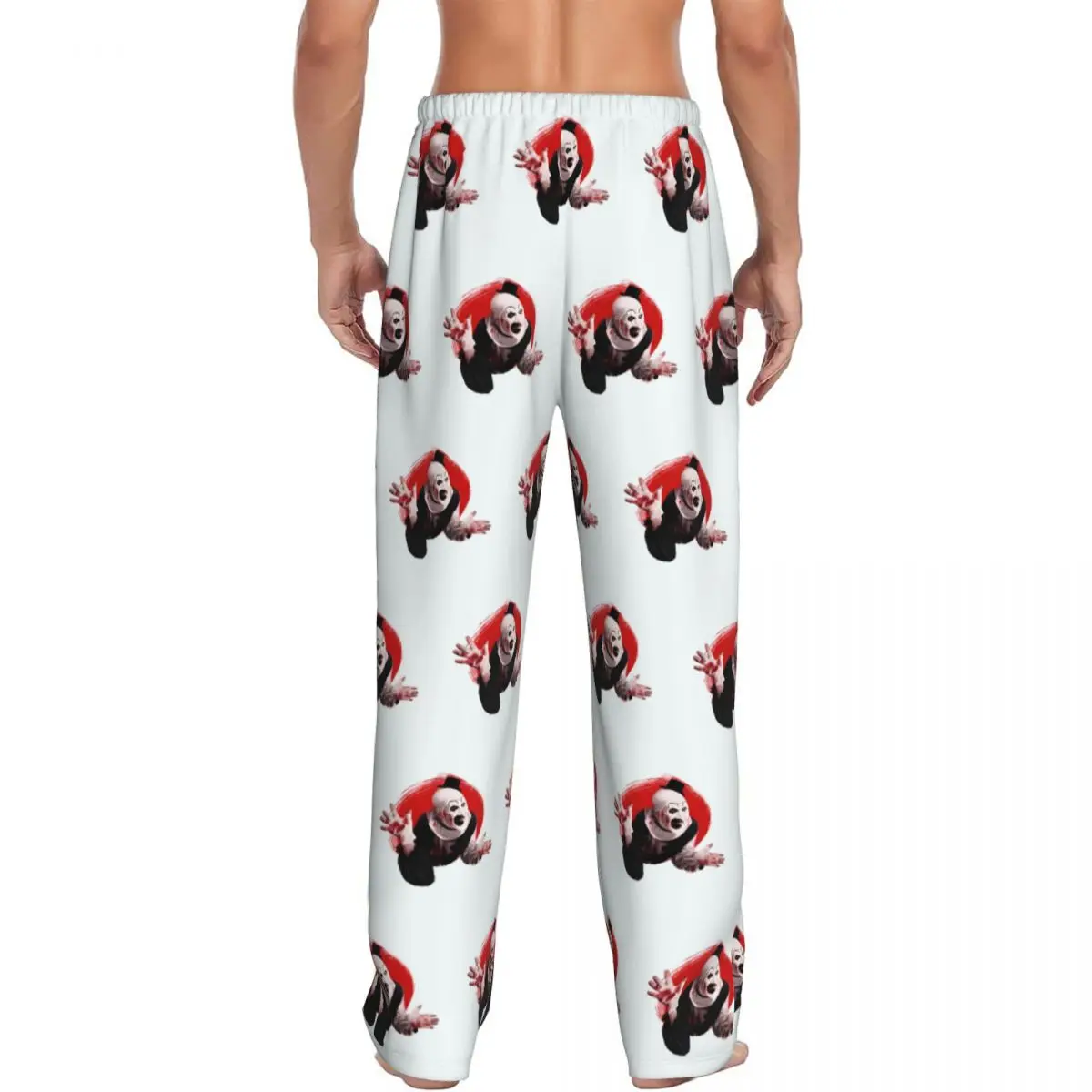 커스텀 티테리파이어 파자마 팬츠 남성용 밴딩 할로윈 호러 영화 수면복 포켓付き