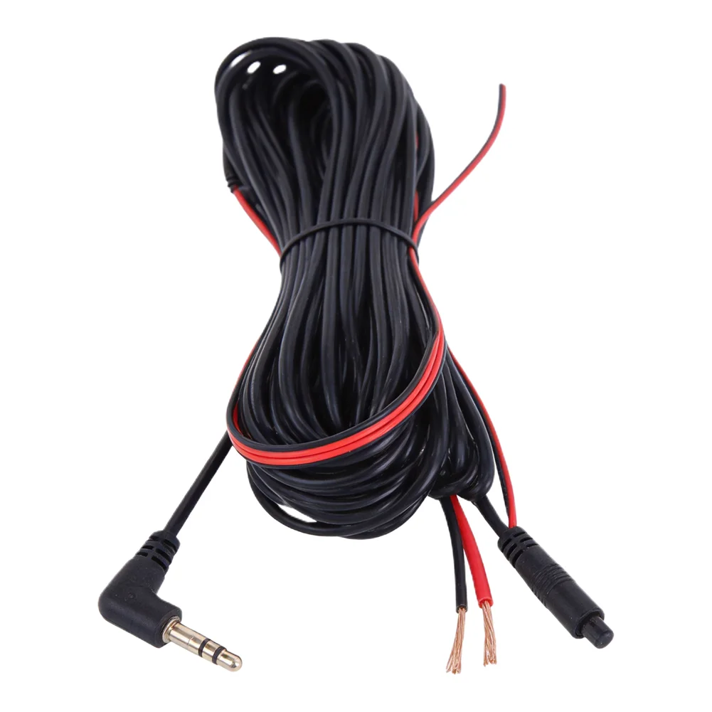 4Pin Extension Cable Rear View Camera Extension Wire Rear View Camera Colour Black High quality Materials Easy Installation