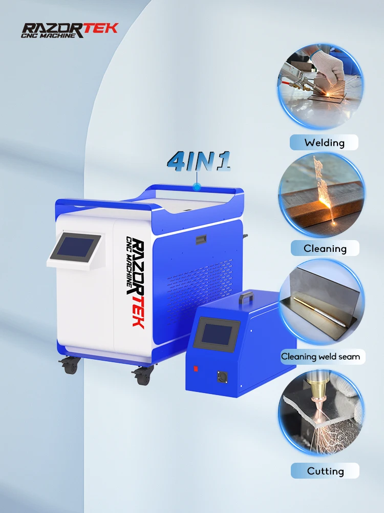 Integrated handheld 4-IN-1 laser welding machine water-cooled MiNi laser welding machine stainless steel aluminum