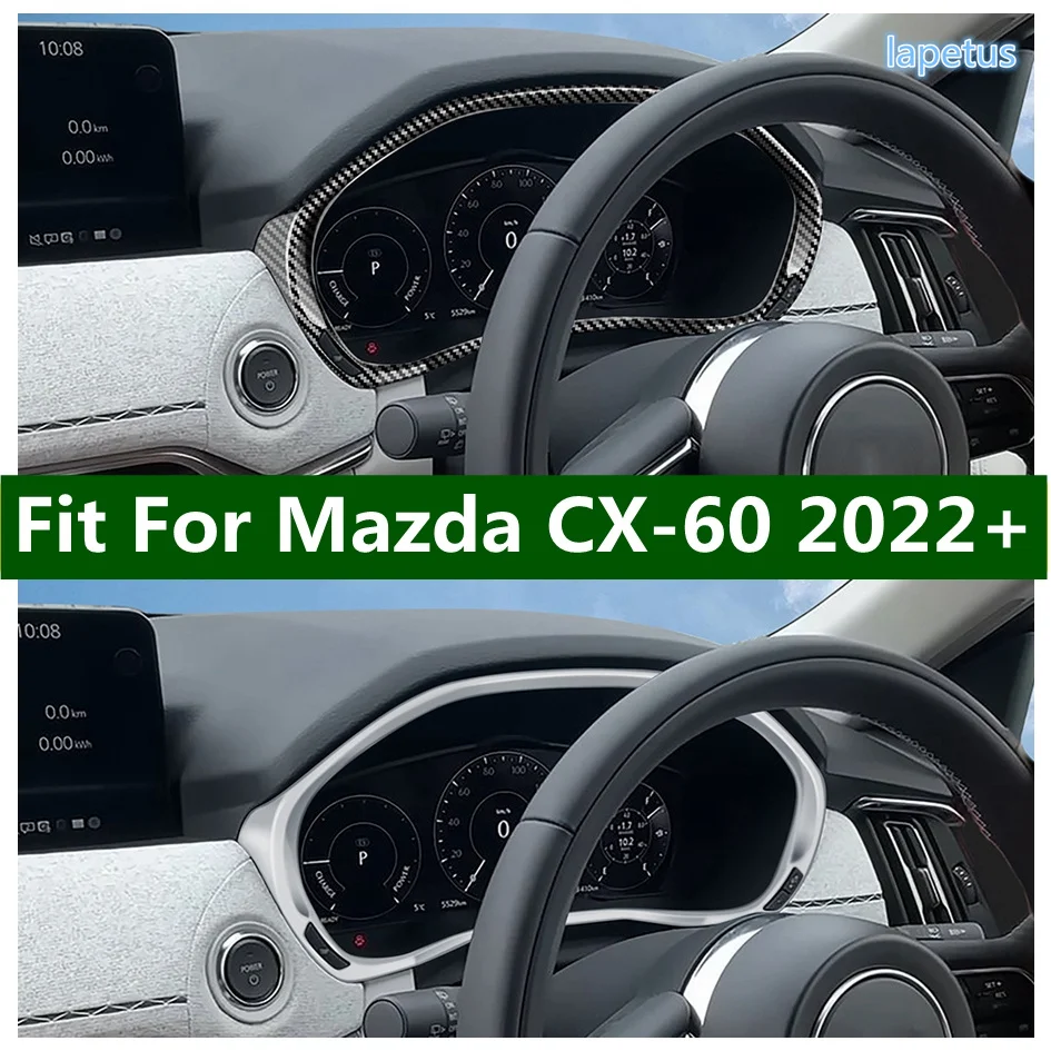 

Car Accessories Dashboard Display Meter Ring Speedometer Gauge Cover Trim Decoration Frame Fit For Mazda CX-60 2022 2023 2024