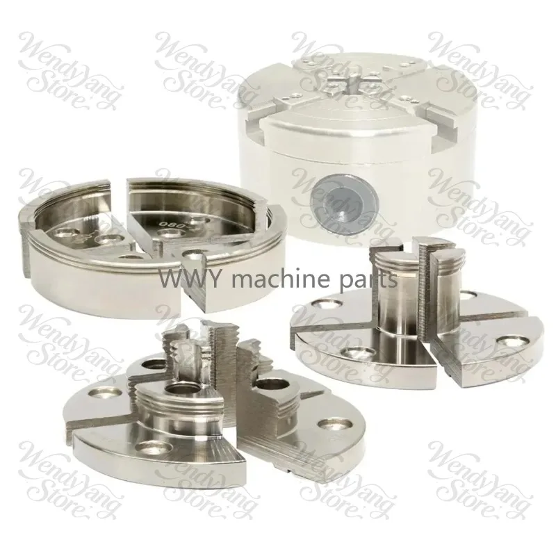 Suitable for Turning A100mmFour JawSelf Centering Woodworking Lathe Vortex C with A  Plated Stepped Round Pin Clamp Sleeve
