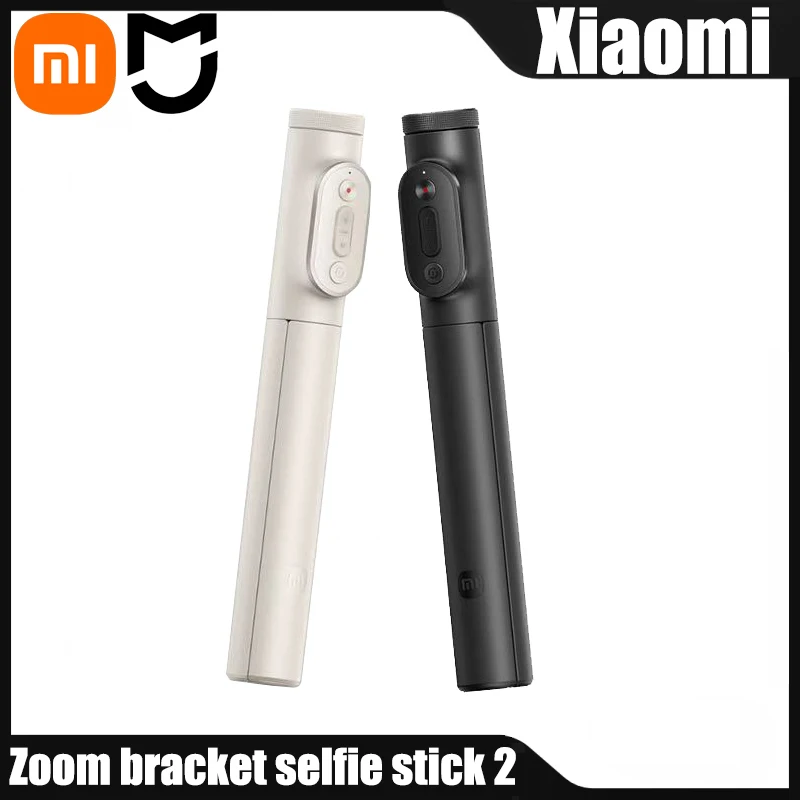 New Xiaomi Zoom Stand Selfie Stick 2 Tripod Selfie Stick Bluetooth-compatible Remote Foldable Extendable Monopod 360° Rotatable
