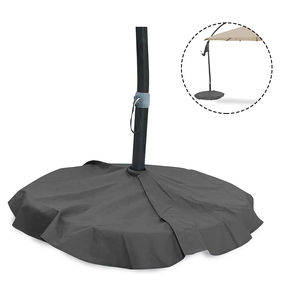 90cm Outdoor Patio Round Umbrella Stand Base Dust Cover Waterproof Sunscreen Oxford Cloth For Various Shapes Of Sun Umbrella Sta