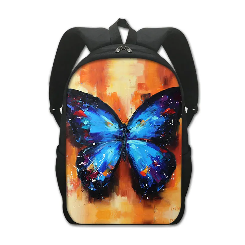 Mochila bonita de mariposa para mujer, bolsa de viaje informal, a la moda, escolar, para adolescentes y niñas