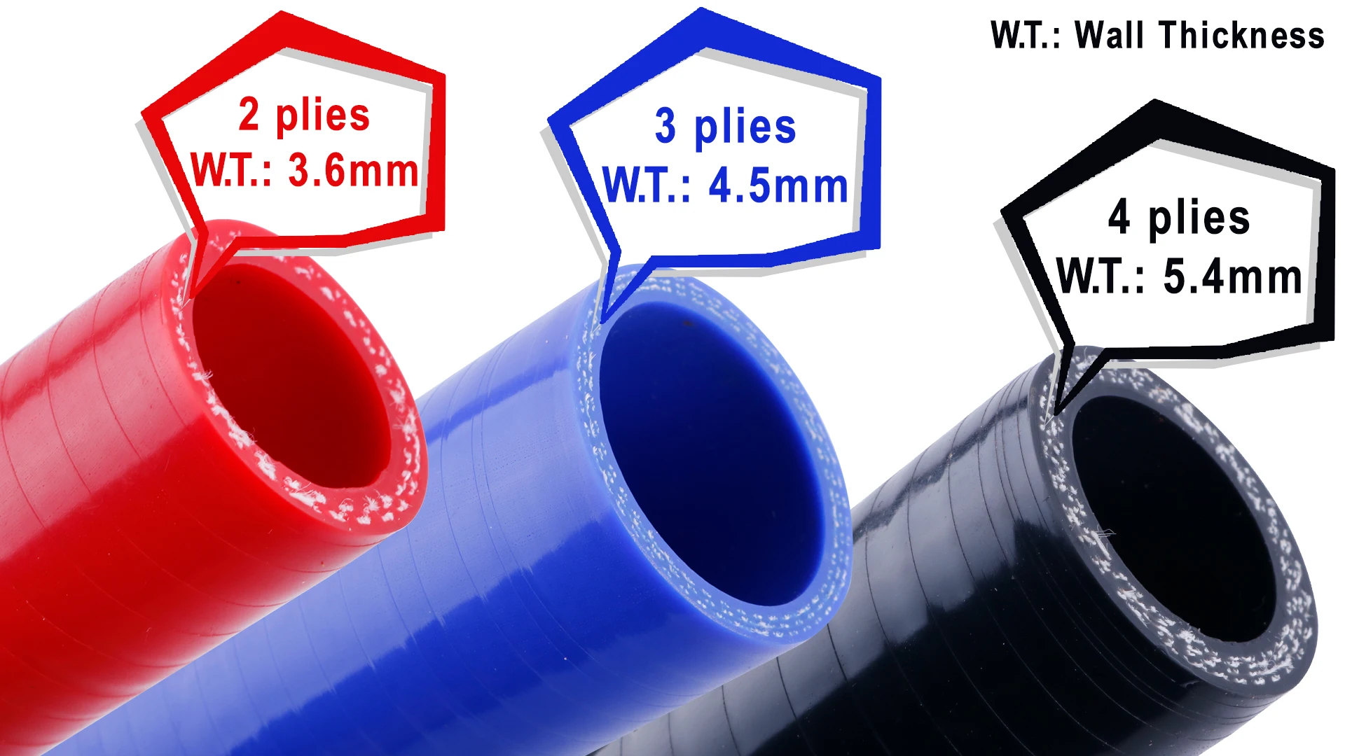 Gloss Black 45° 45 Degree 3ply 102mm-long-leg Silicone Reducer Step Transition Elbow Hose ID 38 40 44 50 51 55 57 60 64 70 76 90