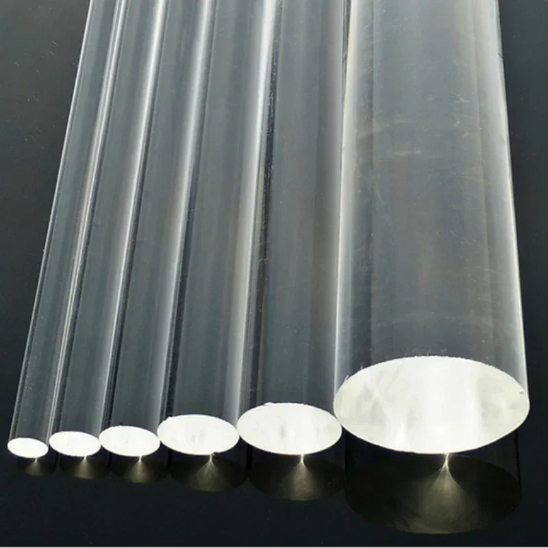 Quartz Optical Glass Bar, 2 End Opaque, High Purity, Transparent Quartz Rod, Opaque, Length 100mm, 30mm, 10mm, 5mm, OD32