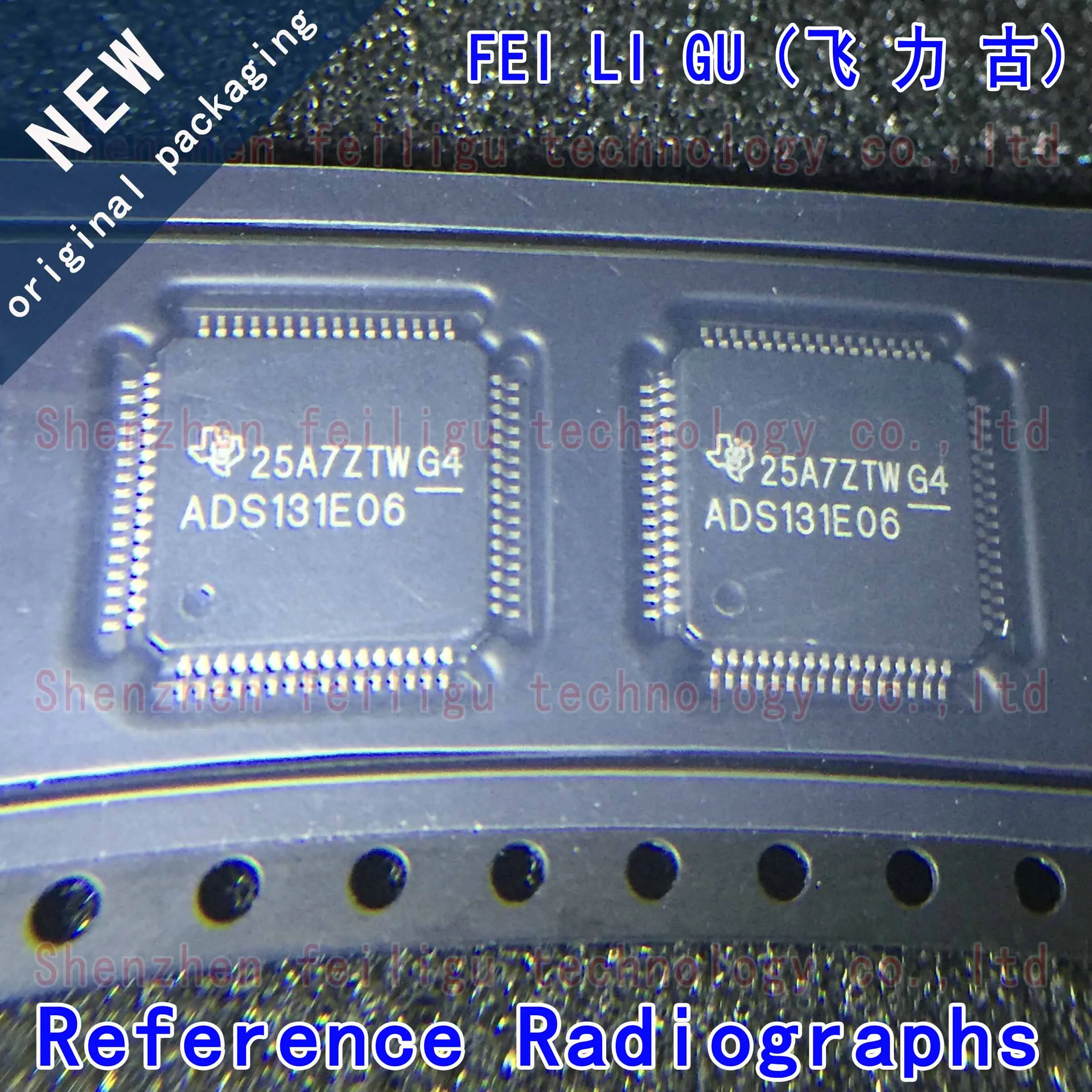 1/10/30Pieces 100% New Original ADS131E06IPAGR ADS131E06IPAG ADS131E06 Package:TQFP64 Analog Front End AFE Chip
