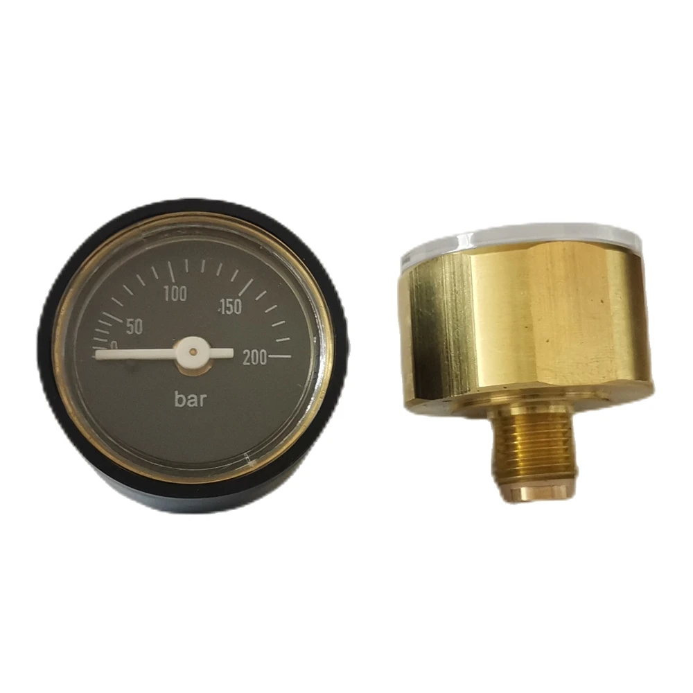 FX Accessories Air Manometer G1/8 Thread Pressure Gauge 200Bar 300bar 28mm Diameter