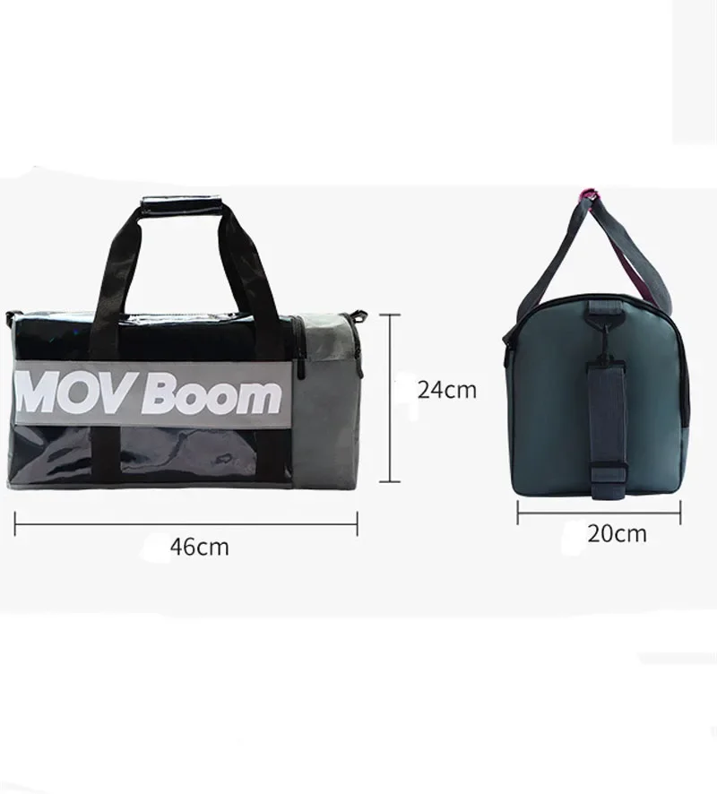 Women/men Storage Training Dry Wet Separated Waterproof Outdoor Fitness Travel Handbag Nylon Sports Yoga Gym Bag