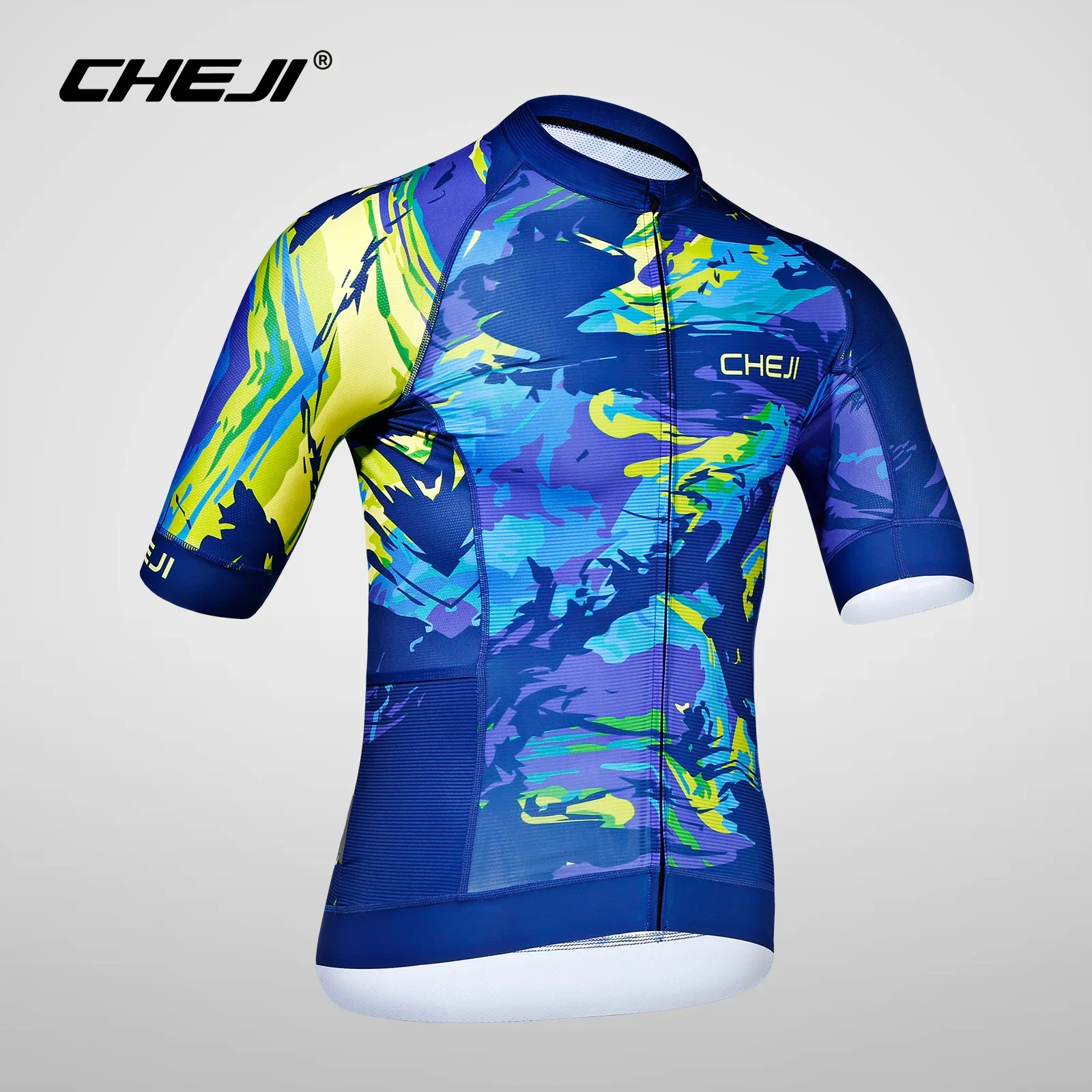 Cheji Men\'s Cycling Jersey Summer Short Sleeve Top Jersey Ciclismo Hombre Jersey Ciclismo Specialized Cycling Clothing Equipment