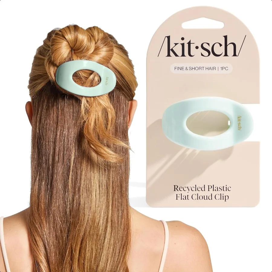 

Small Flat Claw Clips for Women Stylish Flat Hair Clips for Women Strong Hold for Thick Fine Hair NonSlip for Secure Comfortabl
