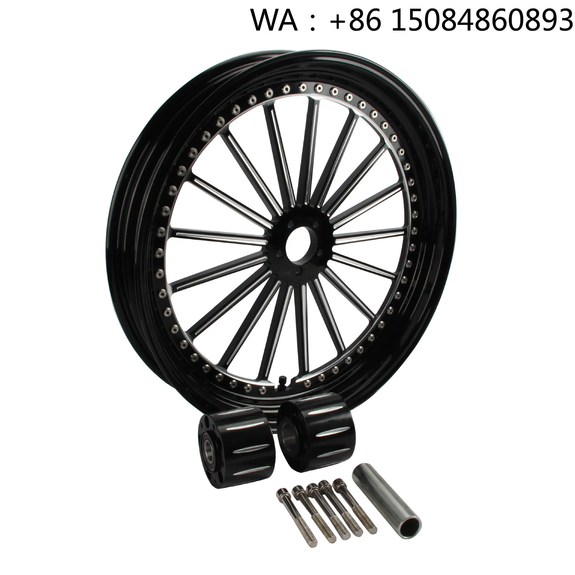

The same model as Zhang Xueji's car, motorcycle parts, Multi-Size Anodized Alloy Rims, 18/21/23/26/30 Inch, Custom Motorcycle Mo