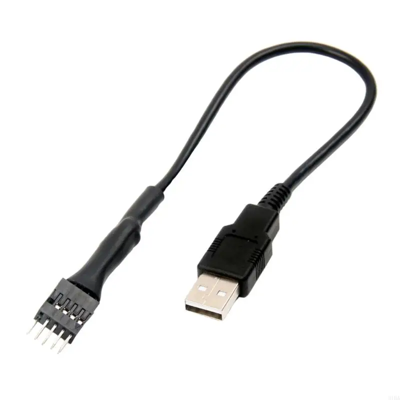 

31BA 9Pin USB Header Male 1 to 1 Male Extension Splitter Cable Connectors Adapter (Male to Male )