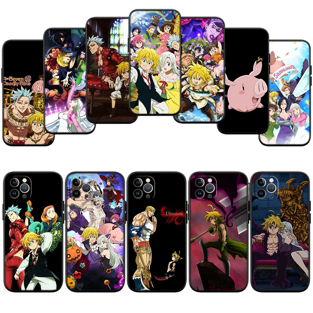 Funda de teléfono S-Seven D-Deadly Sin para Samsung Galaxy A52S A53 A55 A56 A70 A71 A72 A73 F06 F16 F56 S10e S10 S10+ Plus