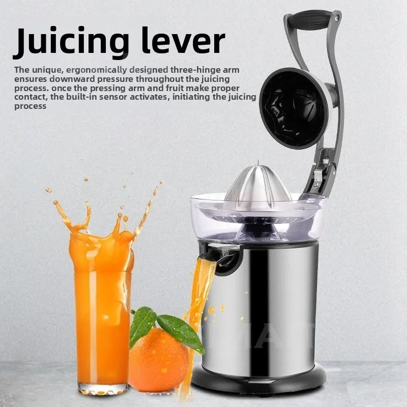 304 Stainless Steel Electric Orange Juicer, Separates Pulp from Juice for Orange, Lemon & Grapefruit