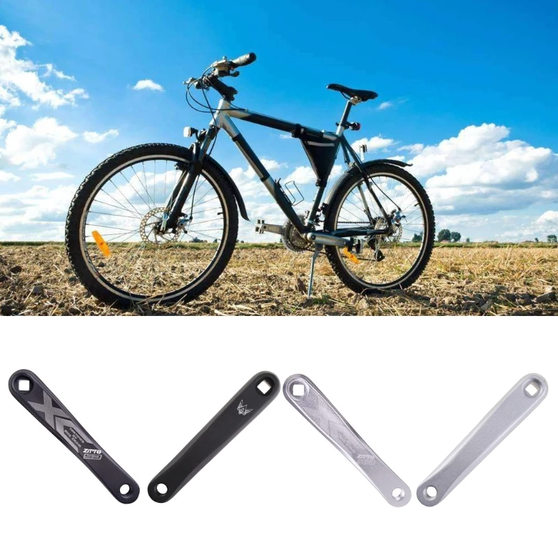 yunyun 1PC 170mm Horizontal Square Hole Bike Crank Arm Bicycle Left Hand Crank Arm Replacements for MTB Road Mountain Bicycle